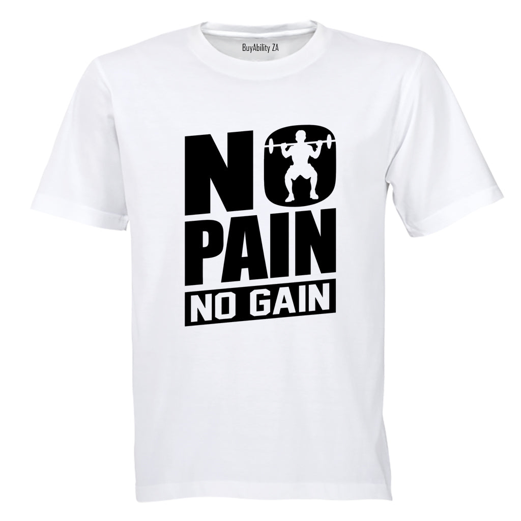 No Pain GYM - Adults - T-Shirt - BuyAbility South Africa