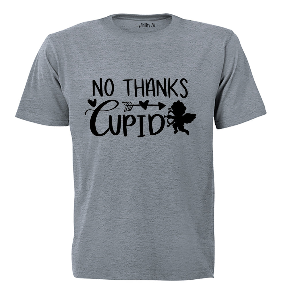 No Thanks Cupid - Valentine - Adults - T-Shirt - BuyAbility