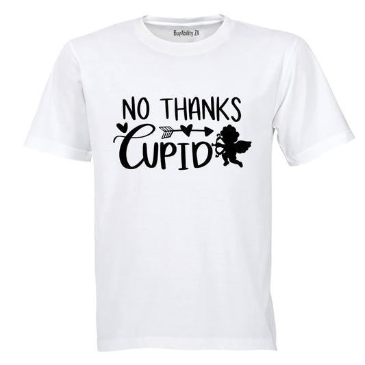 No Thanks Cupid - Valentine - Adults - T-Shirt