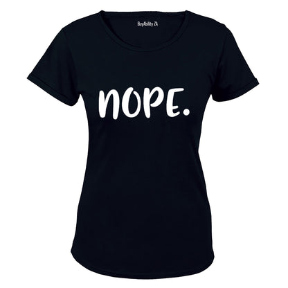 Nope. - Ladies - T-Shirt - BuyAbility