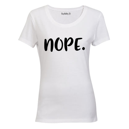 Nope. - Ladies - T-Shirt - BuyAbility