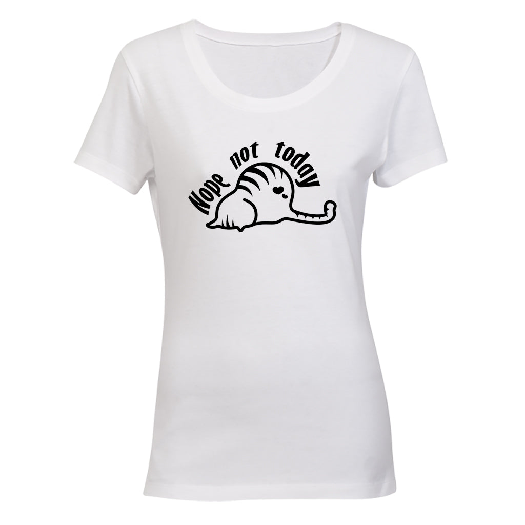Nope. Not Today - Cat - Ladies - T-Shirt - BuyAbility South Africa