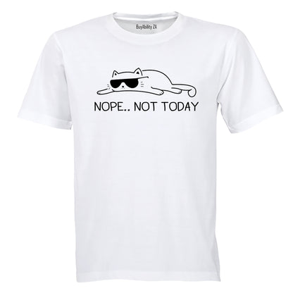 Not Today - Cool Cat - Adults - T-Shirt - BuyAbility South Africa
