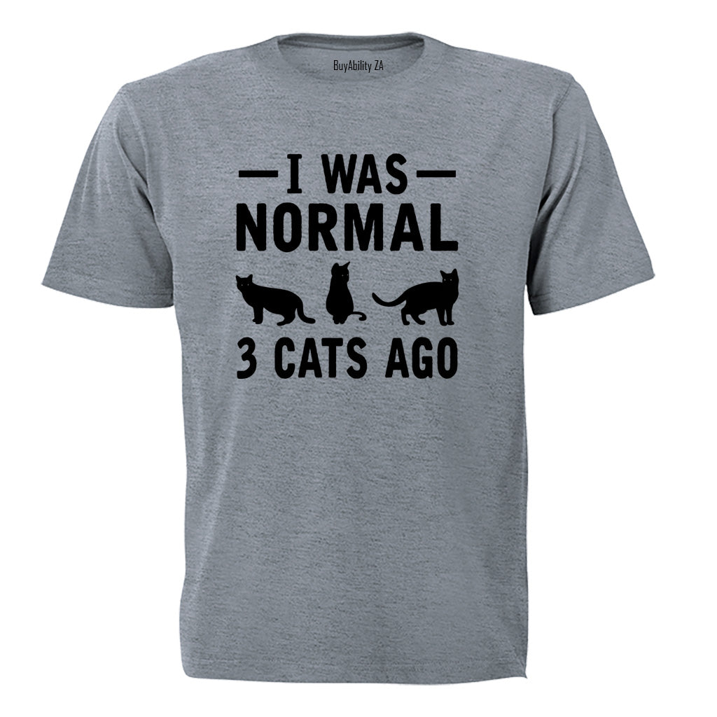 Normal 3 Cats Ago - Adults - T-Shirt - BuyAbility South Africa