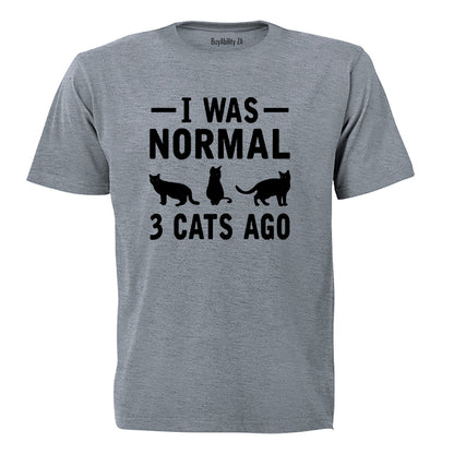 Normal 3 Cats Ago - Adults - T-Shirt - BuyAbility South Africa