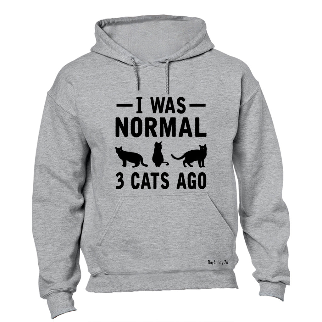 Normal 3 Cats Ago - Hoodie - BuyAbility South Africa