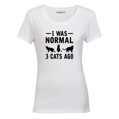 Normal 3 Cats Ago - Ladies - T-Shirt - BuyAbility South Africa