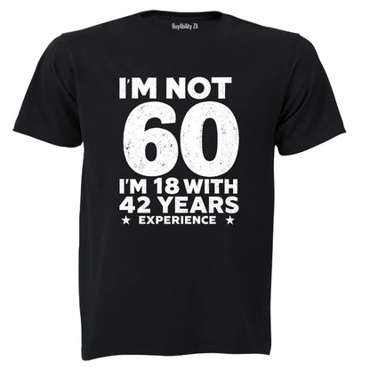Not 60 Years - Adults - T-Shirt - BuyAbility South Africa