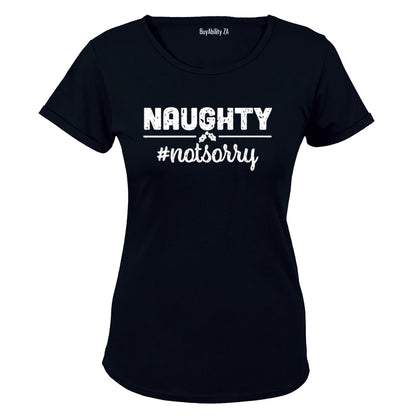 Not Sorry - Christmas - Ladies - T-Shirt