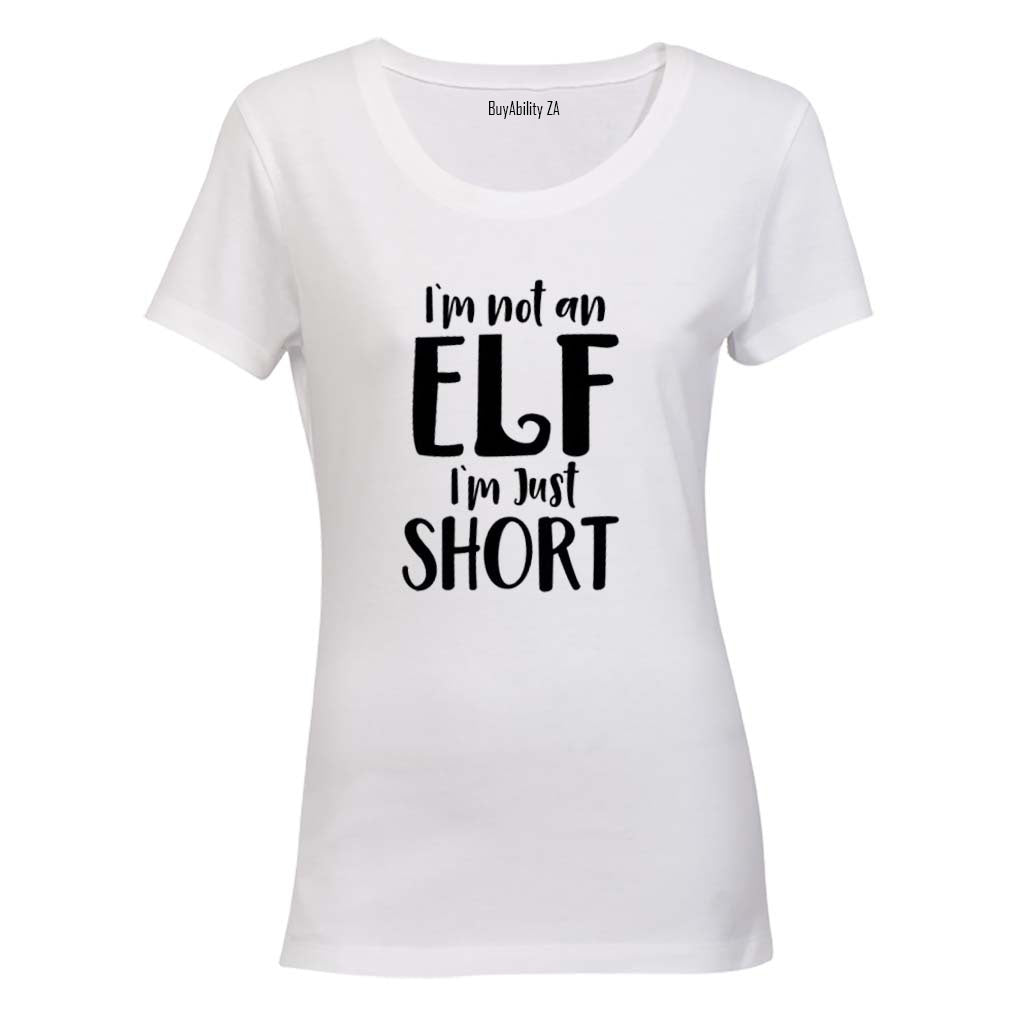 Not an Elf - Christmas - Ladies - T-Shirt