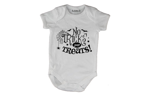 No Tricks, Just Treats - Halloween - Baby Grow