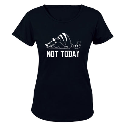 Not Today - Cat - Ladies - T-Shirt - BuyAbility South Africa