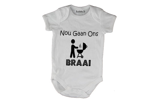 Nou Gaan Ons Braai! - Baby Grow