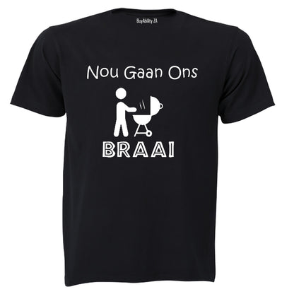 Nou Gaan Ons Braai! - Adults - T-Shirt