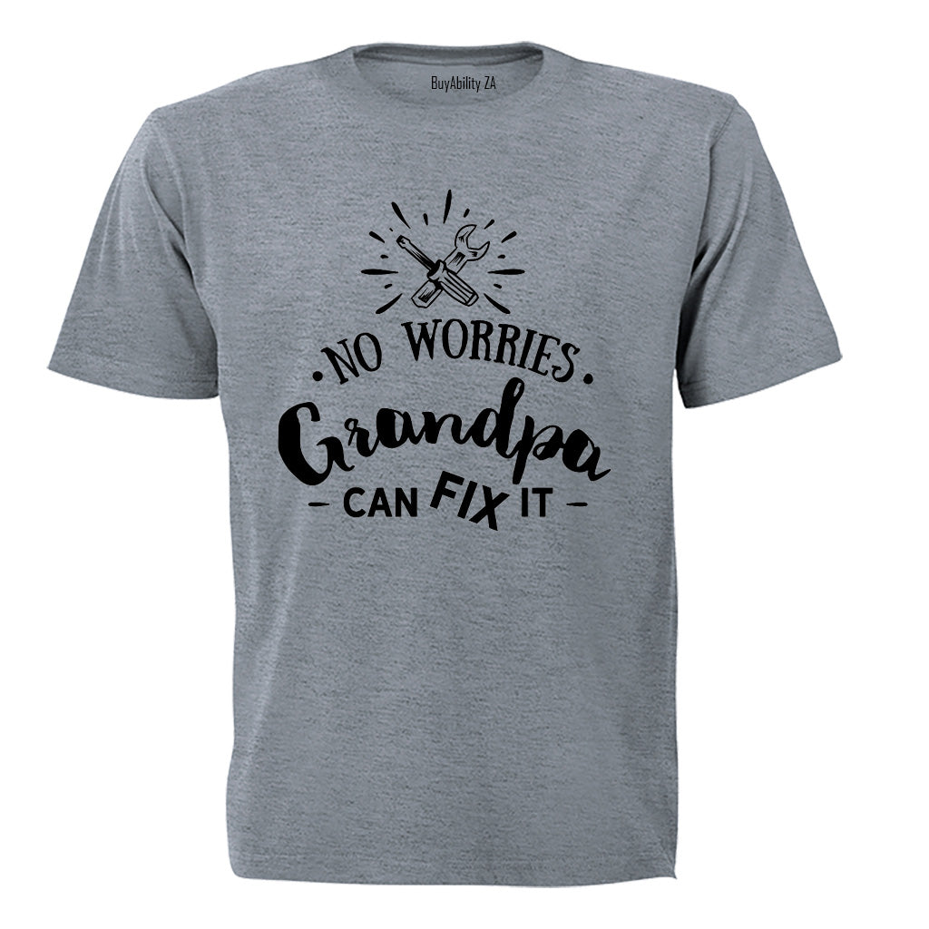 No Worries, Grandpa Can Fix It - Kids T-Shirt