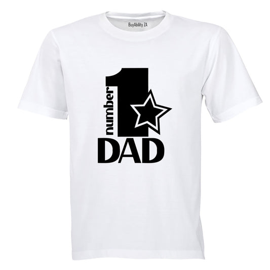 Number 1 Dad - Adults - T-Shirt