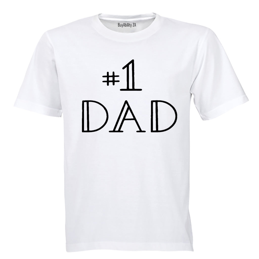 #1 Dad!! - Adults - T-Shirt
