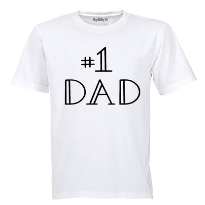 #1 Dad!! - Adults - T-Shirt
