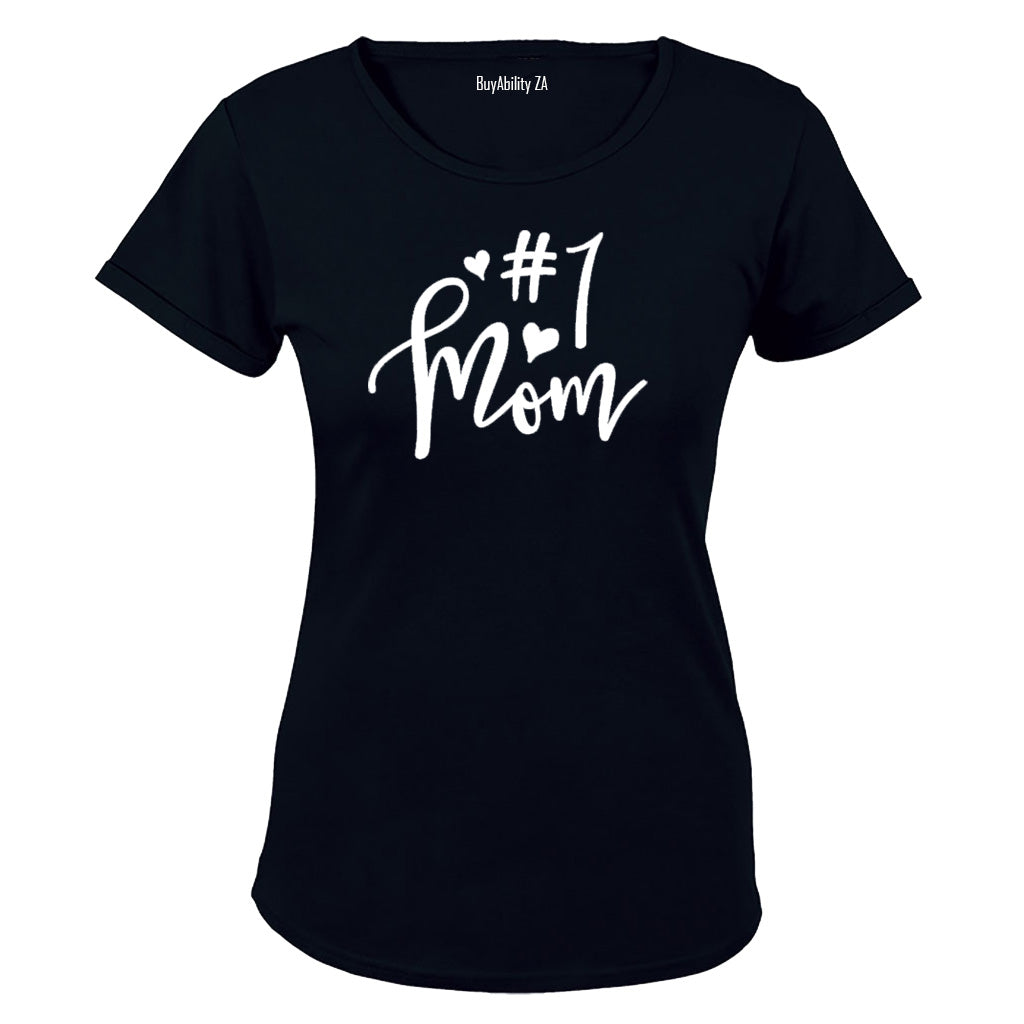 #1 Mom - Ladies - T-Shirt
