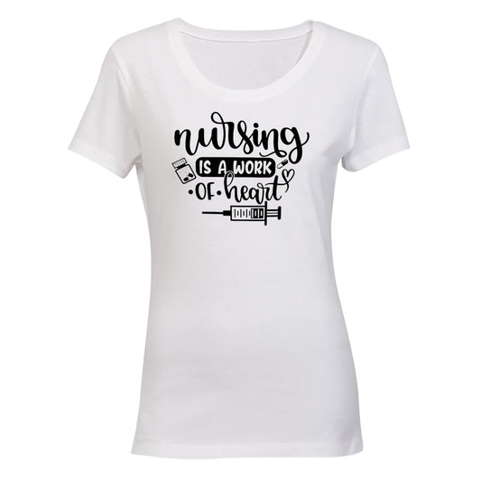 Nursing - A Wok of Heart - Ladies - T-Shirt - BuyAbility South Africa