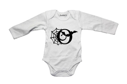 O - Halloween Spiderweb - Baby Grow