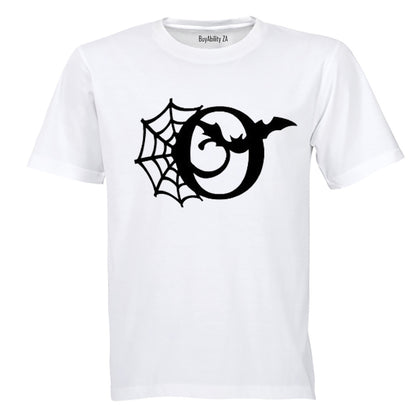 O - Halloween Spiderweb - Kids T-Shirt