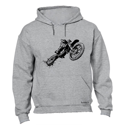 Off Road Biker Sketch - Hoodie