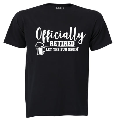 Officially Retired - Adults - T-Shirt - BuyAbility