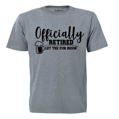Officially Retired - Adults - T-Shirt - BuyAbility