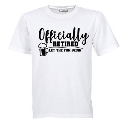 Officially Retired - Adults - T-Shirt - BuyAbility