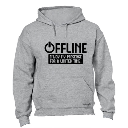 Offline - Enjoy My Presence - Hoodie - BuyAbility South Africa