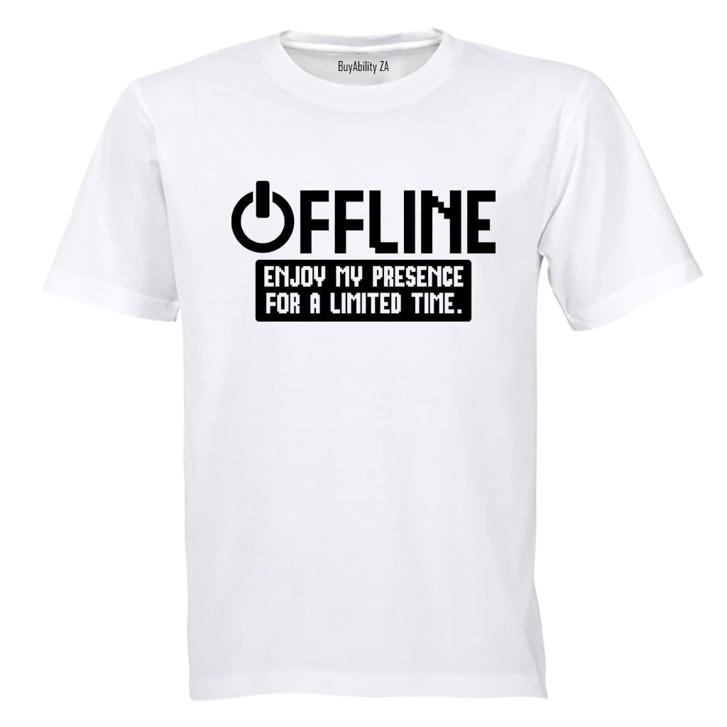 Offline - Enjoy My Presence - Kids T-Shirt - BuyAbility South Africa