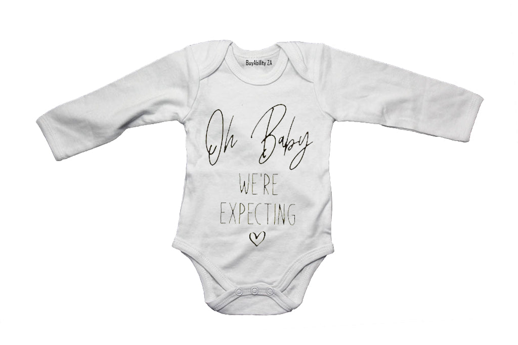 Oh Baby. We're Expecting - Baby Grow