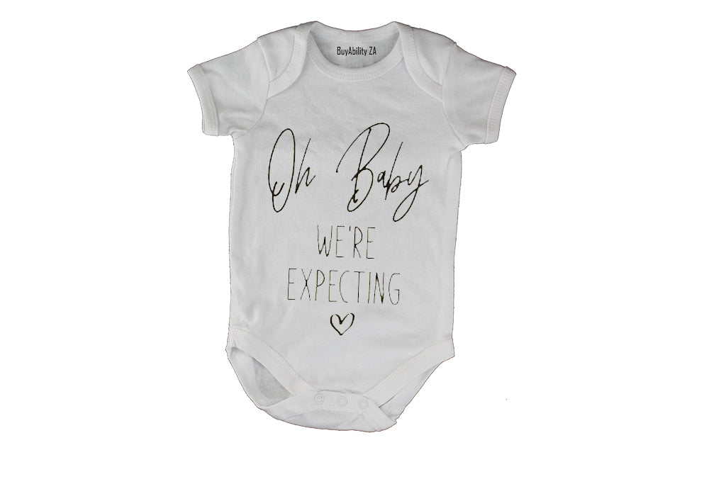 Oh Baby. We're Expecting - Baby Grow