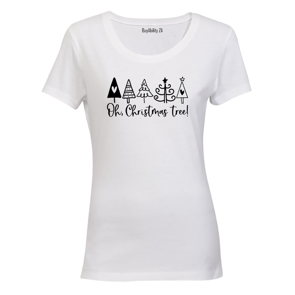 Oh Christmas Tree - Ladies - T-Shirt