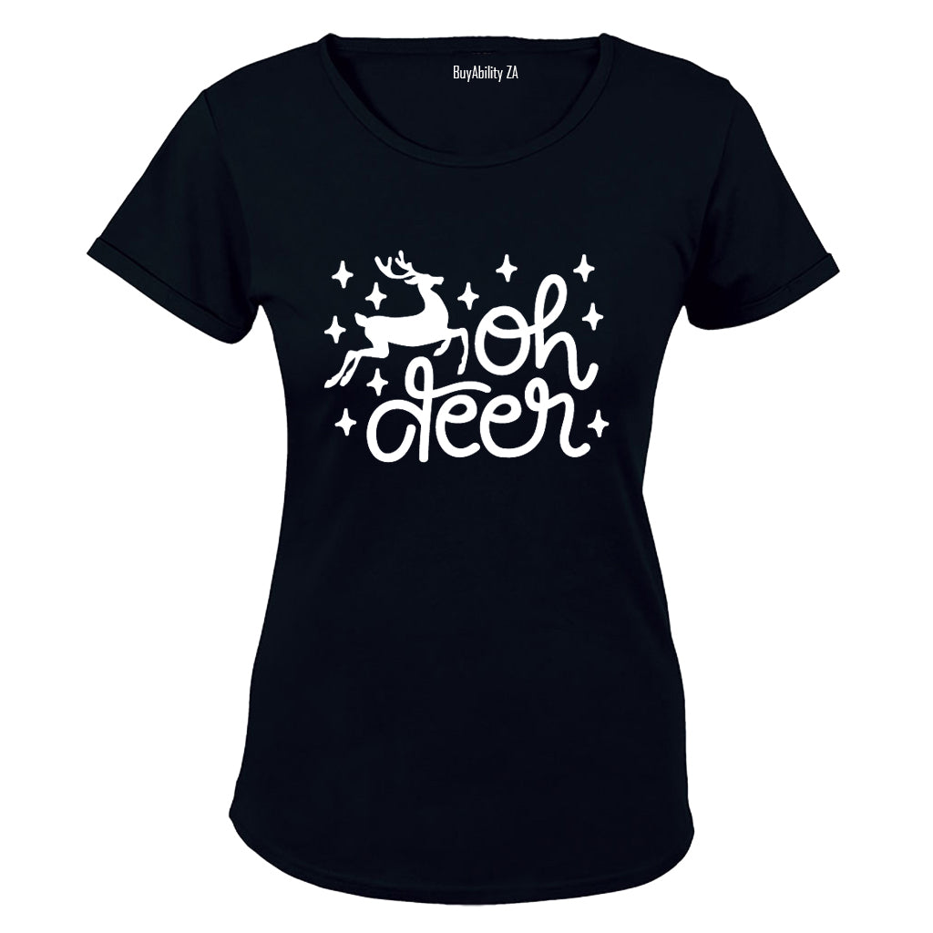 Oh Deer - Christmas Stars - Ladies - T-Shirt