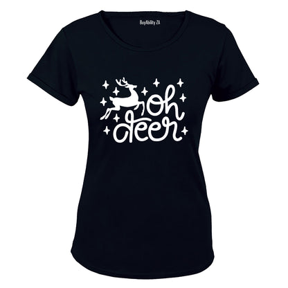 Oh Deer - Christmas Stars - Ladies - T-Shirt