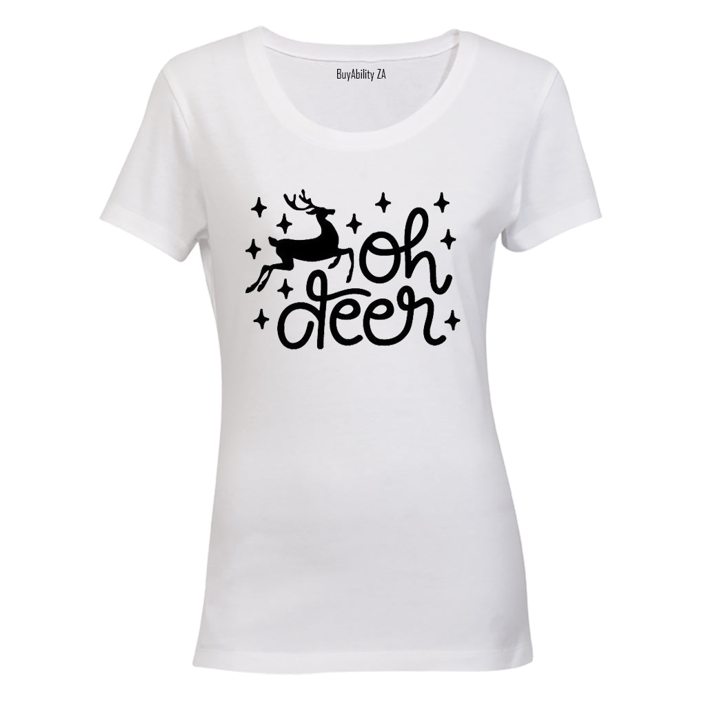 Oh Deer - Christmas Stars - Ladies - T-Shirt