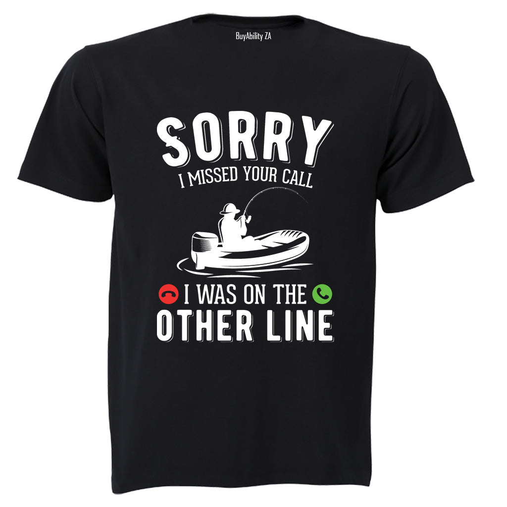On Another Line - Fishing - Adults - T-Shirt - BuyAbility South Africa
