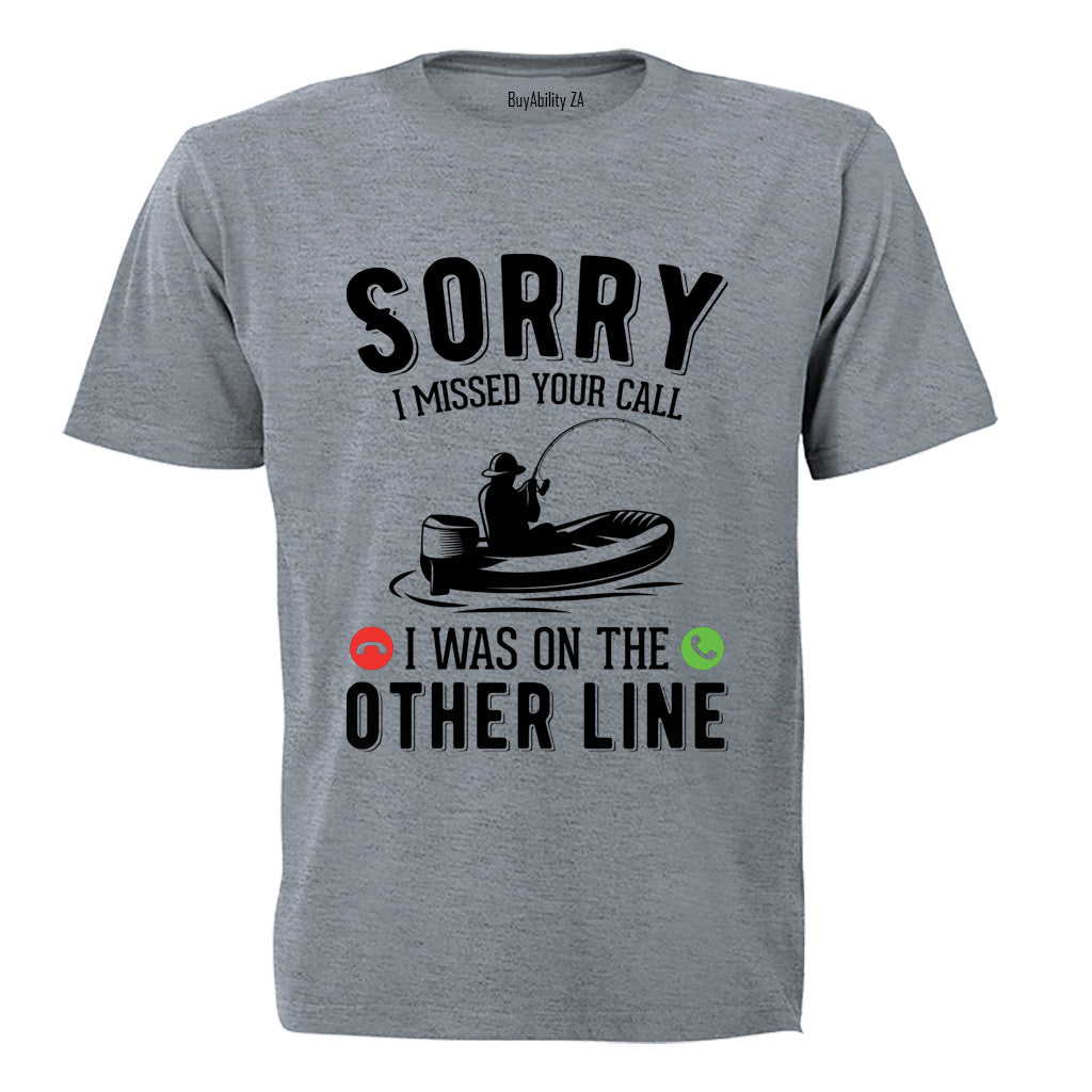On Another Line - Fishing - Adults - T-Shirt - BuyAbility South Africa