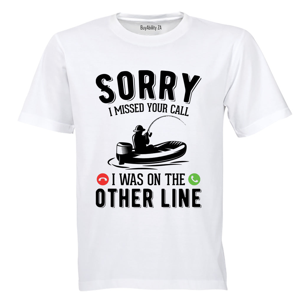 On Another Line - Fishing - Adults - T-Shirt - BuyAbility South Africa