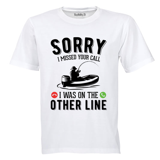 On Another Line - Fishing - Adults - T-Shirt - BuyAbility South Africa