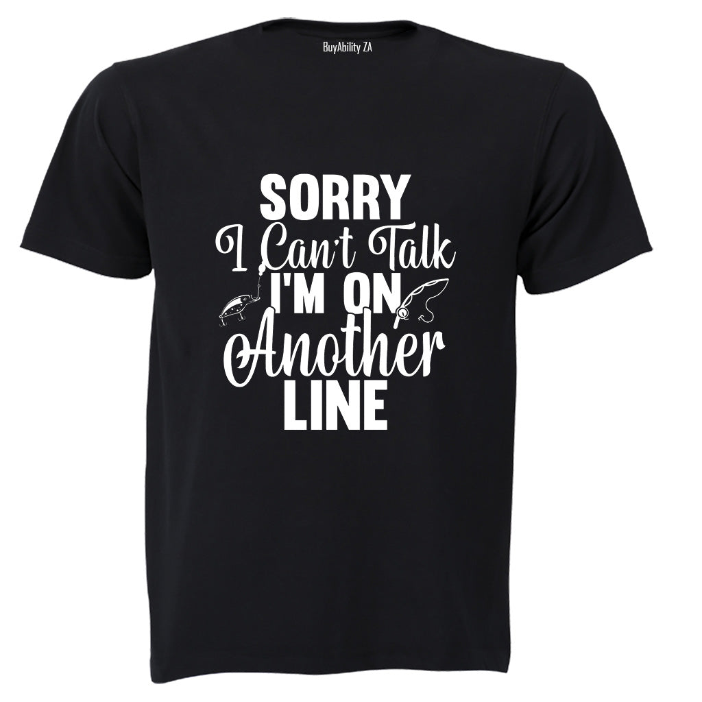 On Another Line - Fishing - Adults - T-Shirt