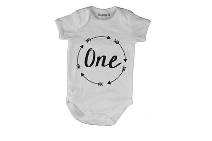 One - Circular Design - Baby Grow
