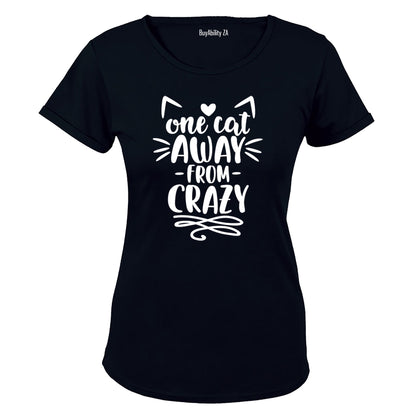 One Cat Away - Ladies - T-Shirt - BuyAbility South Africa