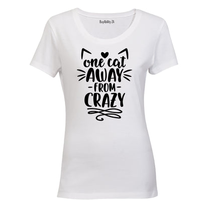 One Cat Away - Ladies - T-Shirt - BuyAbility South Africa