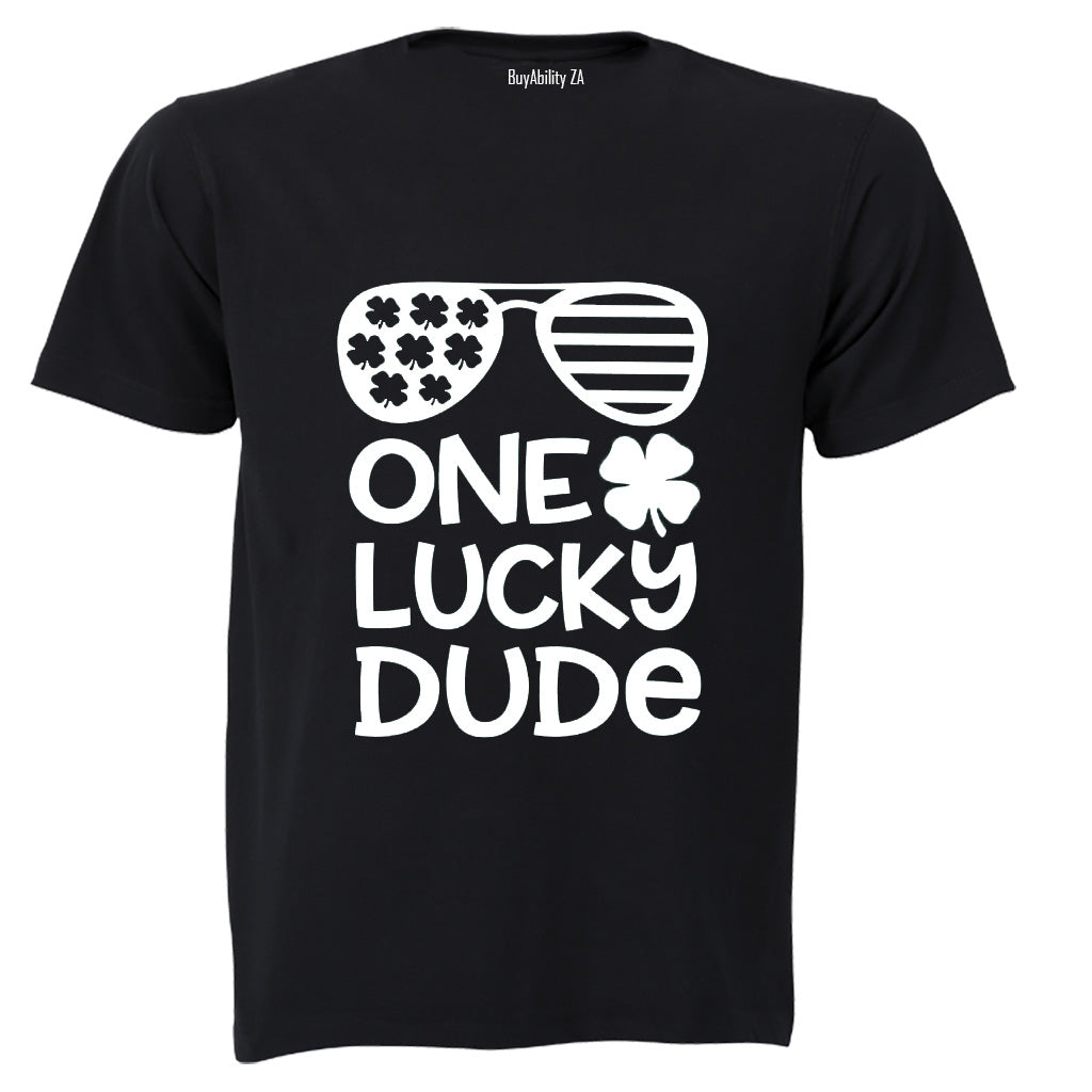 One Lucky Dude - St. Patrick's Day - Kids T-Shirt
