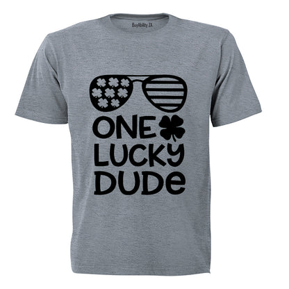 One Lucky Dude - St. Patrick's Day - Kids T-Shirt