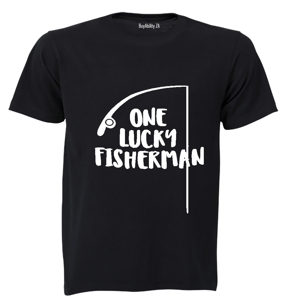 One Lucky Fisherman - Adults - T-Shirt
