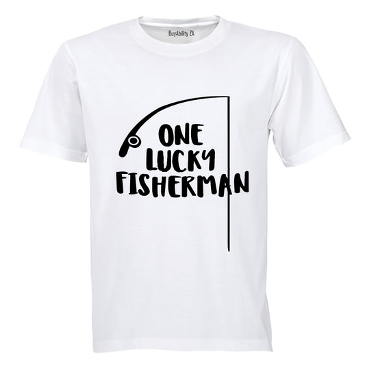 One Lucky Fisherman - Adults - T-Shirt